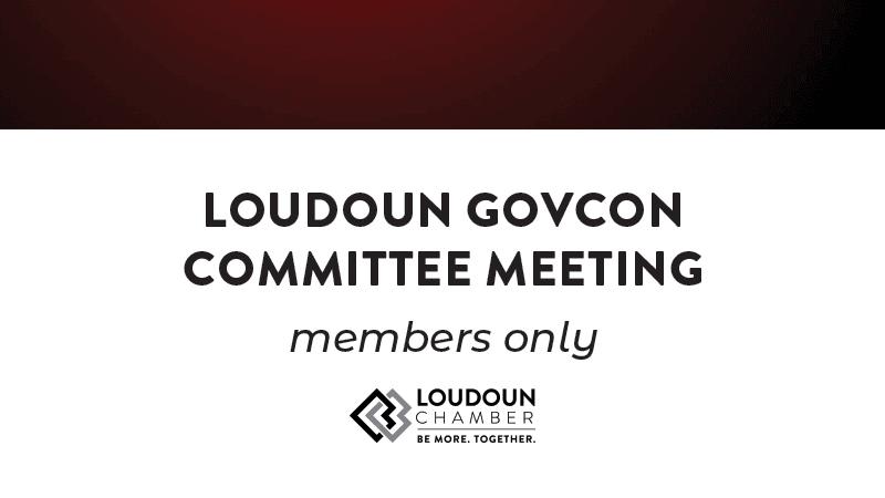 Loudoun GovCon May Committee Meeting