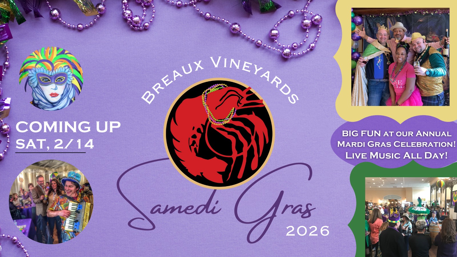 Samedi Gras 2026
