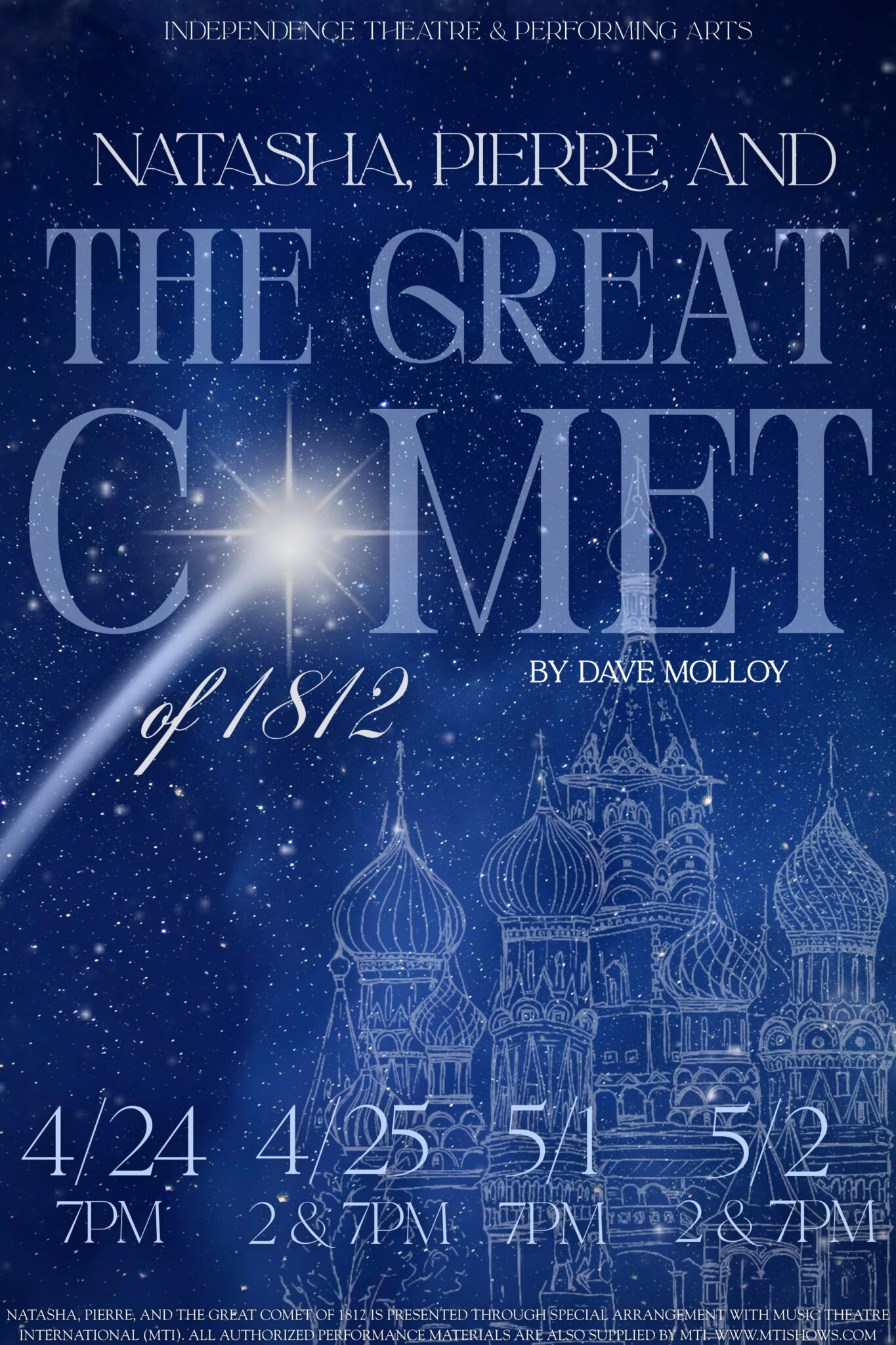 ‘Natasha, Pierre & The Great Comet of 1812’ at Independence HS