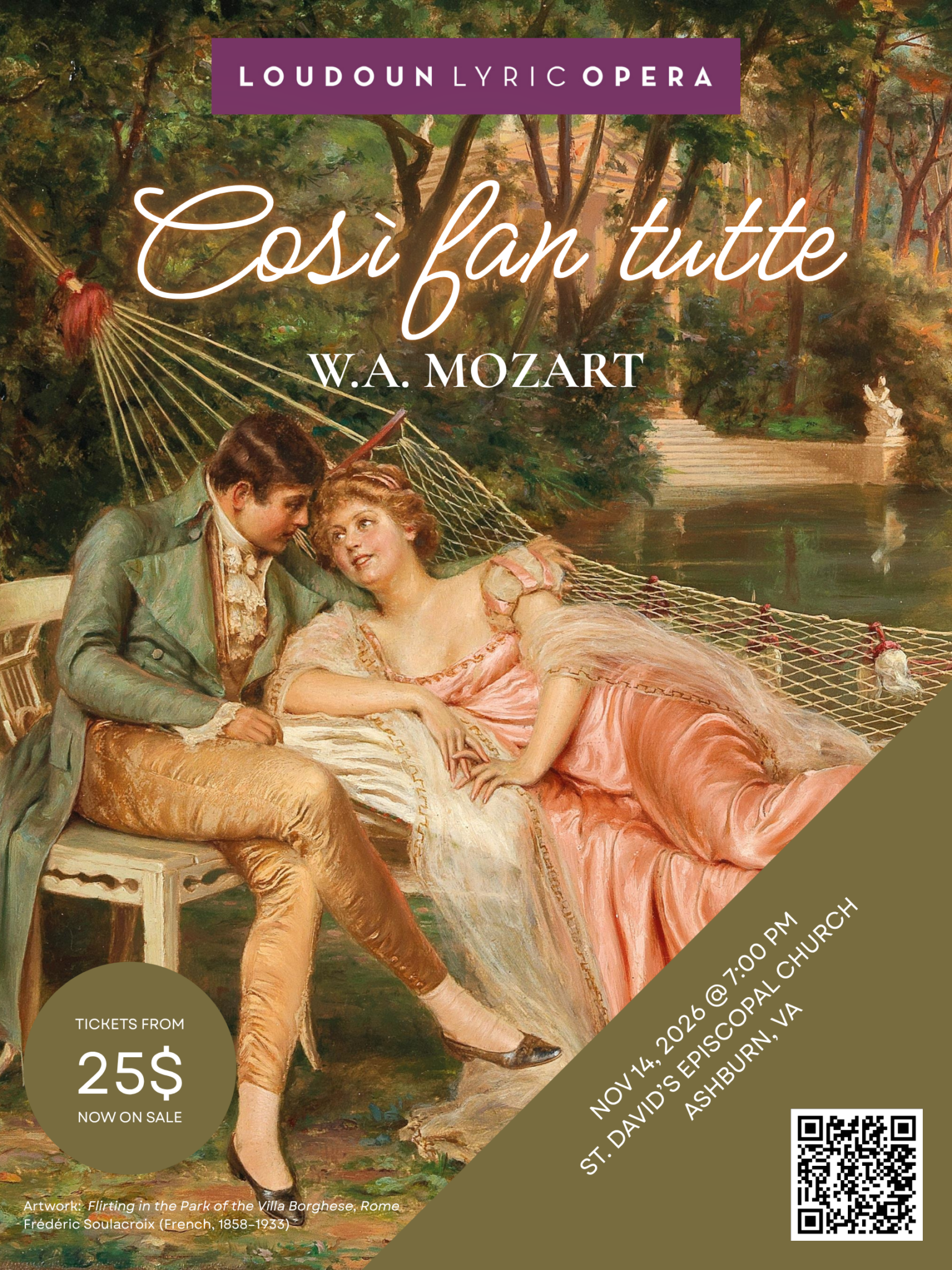 Loudoun Lyric Opera presents: Così fan tutte