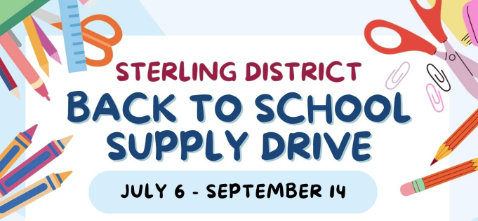 Sterling District Back-to-School Supply Drive