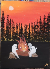 Halloween Paint n' Sip