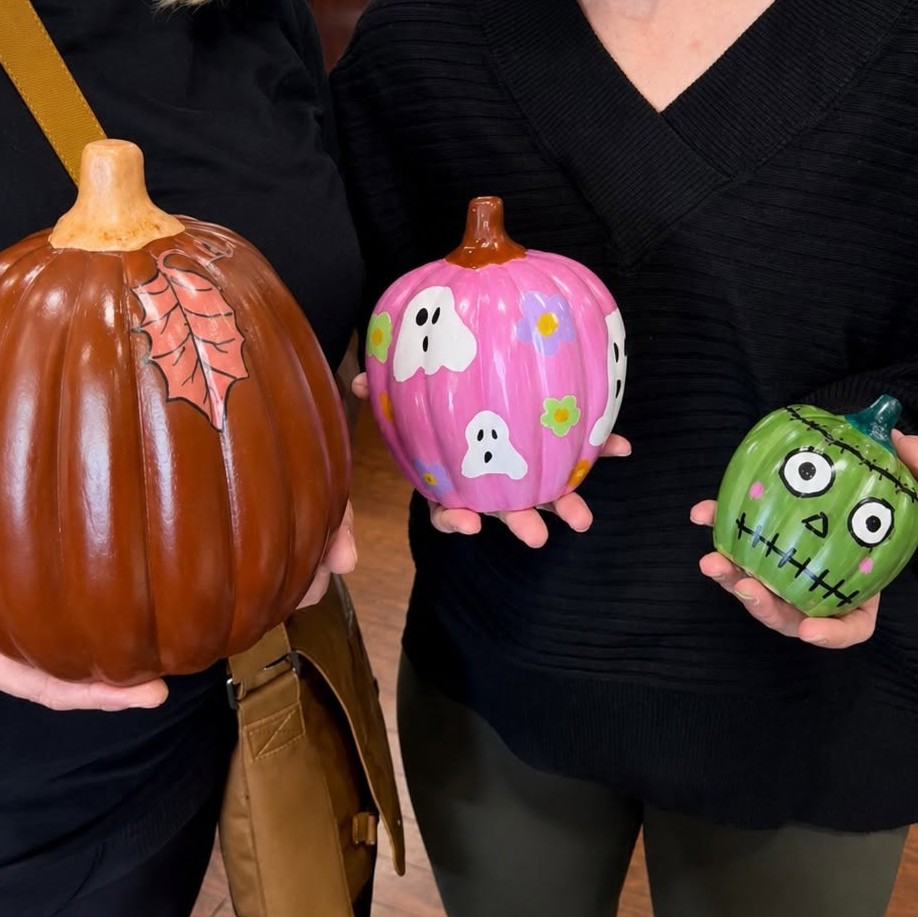 Ceramic Pumpkin Painting